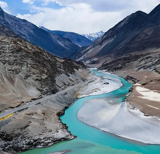 View of Indus river