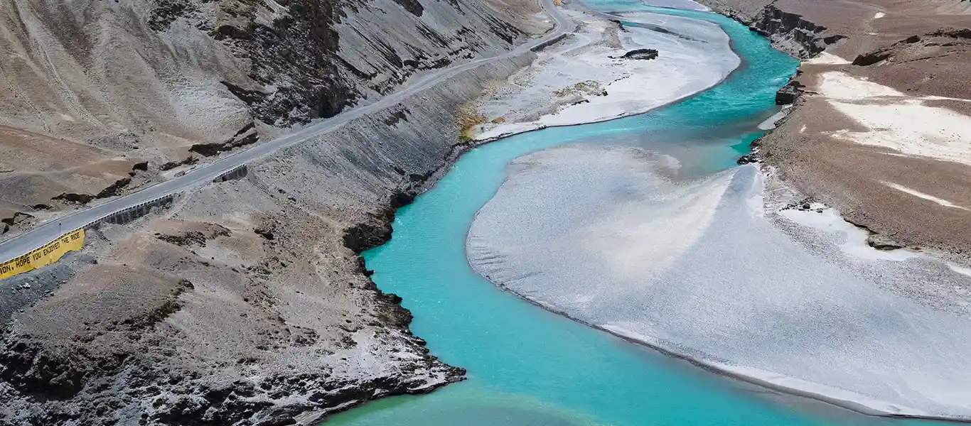 View of Indus river